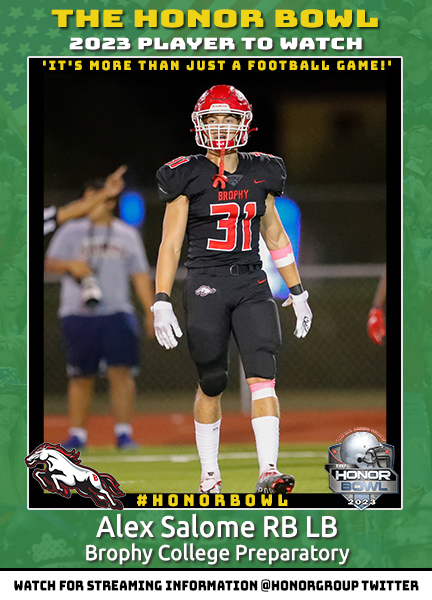 Alex Salome RB LB Alex Salome RB LB