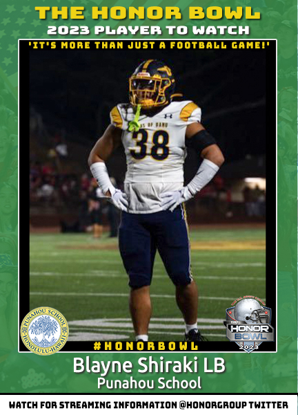 Blayne Shiraki LB Blayne Shiraki LB