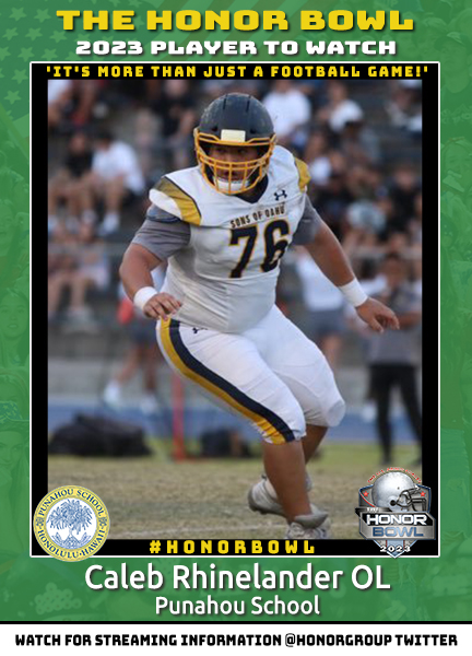 Caleb Rhinelander OL Caleb Rhinelander OL