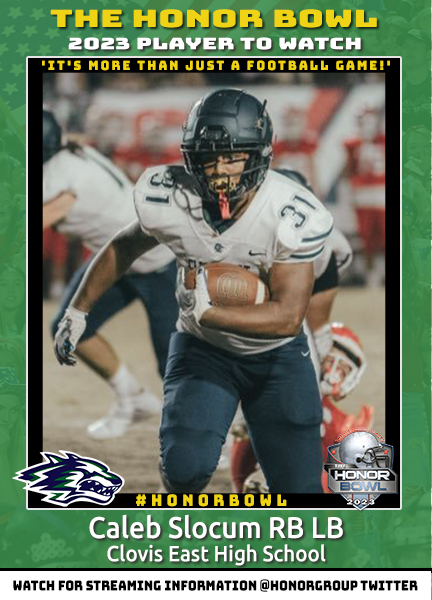 Caleb Slocum RB LB Caleb Slocum RB LB