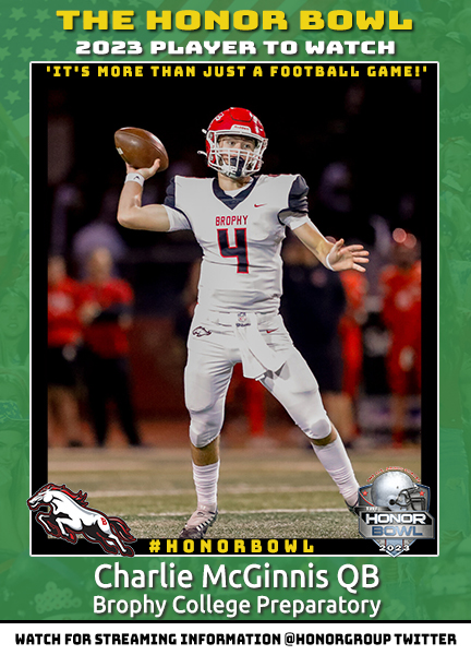 Charlie McGinnis QB Charlie McGinnis QB
