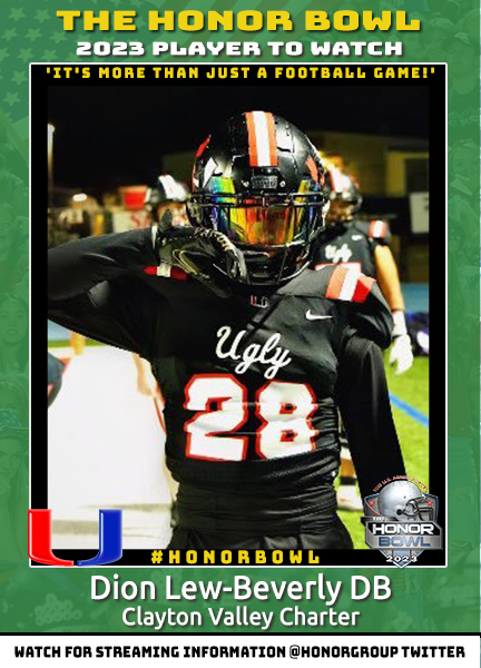 Dion Lew-Beverly DB Dion Lew-Beverly DB
