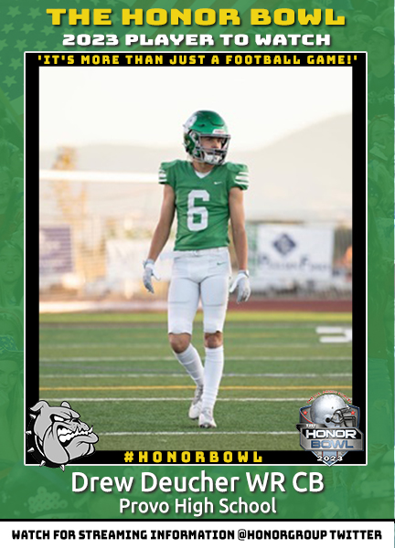 Drew Deucher WR CB Drew Deucher WR CB
