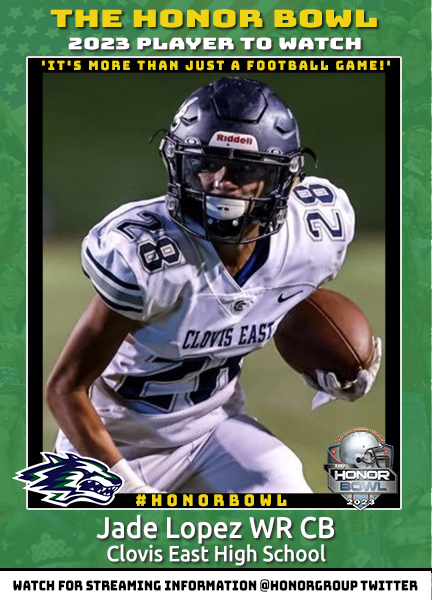 Jade Lopez WR CB Jade Lopez WR CB