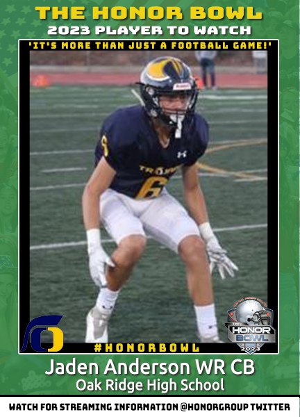 Jaden Anderson WR CB Jaden Anderson WR CB