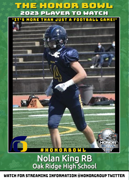 Nolan King RB Zane Roeder C DT