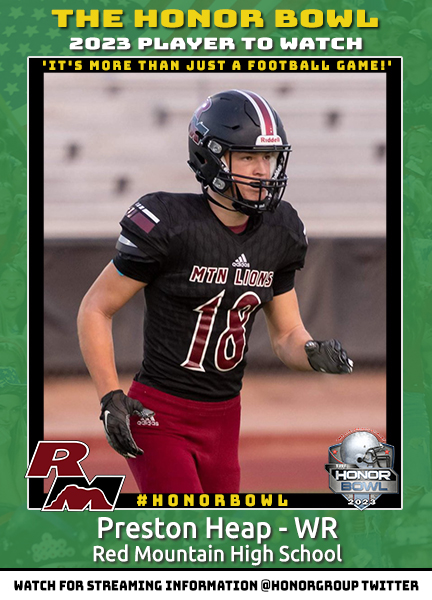 Preston Heap - WR Preston Heap - WR