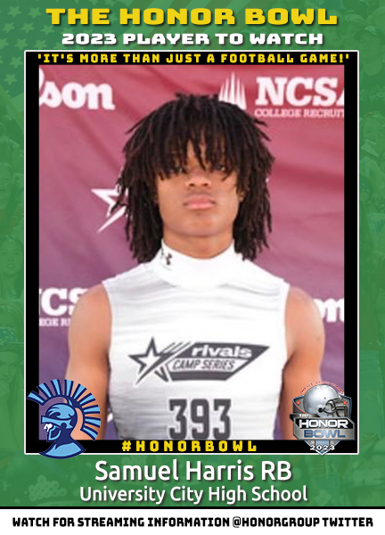 Samuel Harris RB Samuel Harris RB