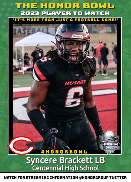 Syncere Brackett LB Syncere Brackett LB